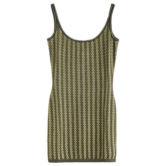 JACQUEMUS La Mini Robe Marino Dress Multi Black Green - Picture 7 of 7